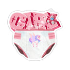 Diaper Girl Kiss-Cut Stickers - Kiss-Cut Stickers - Twisted Jezebel