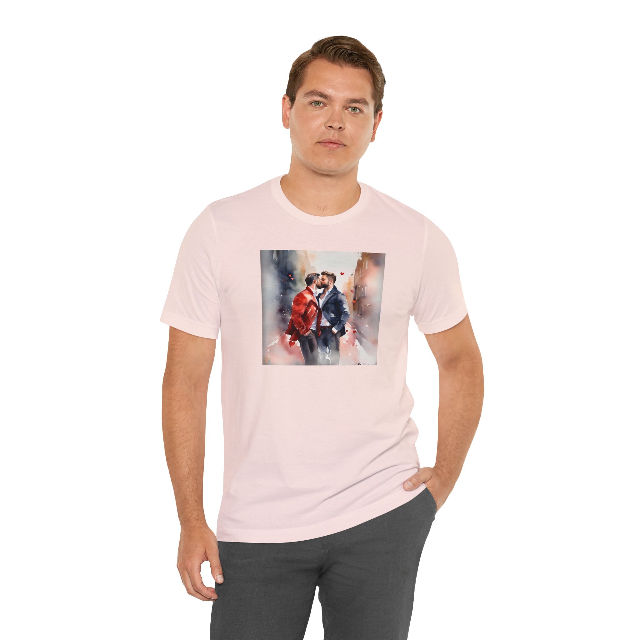 Gay Valentines: "Heartfelt Kiss" Tee - T-Shirt - Twisted Jezebel