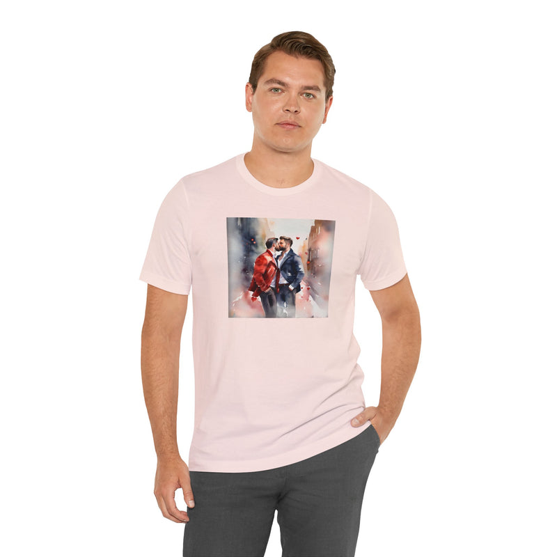 Gay Valentines: "Heartfelt Kiss" Tee - T-Shirt - Twisted Jezebel
