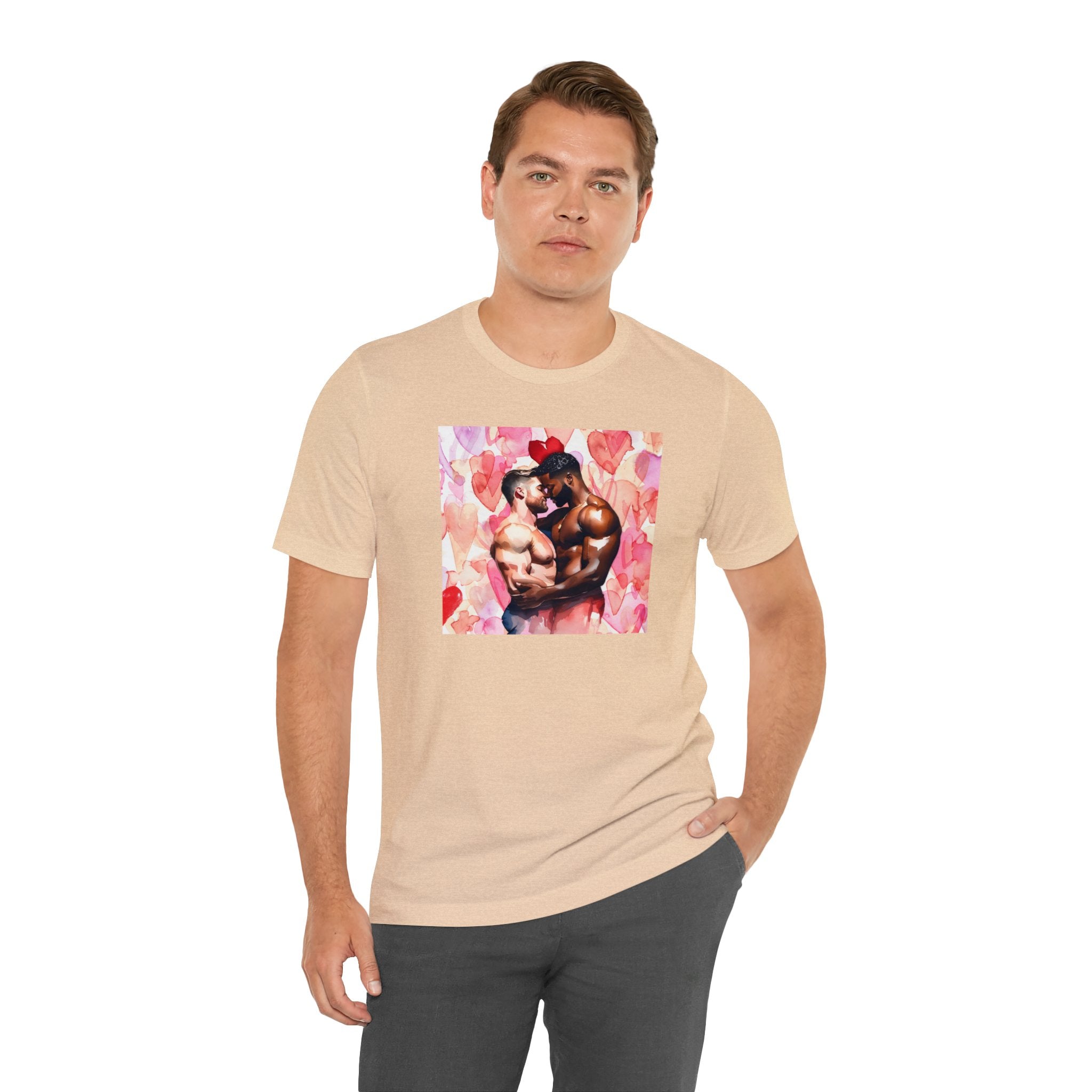 Gay Valentines: "United Hearts" Tee - T-Shirt - Twisted Jezebel