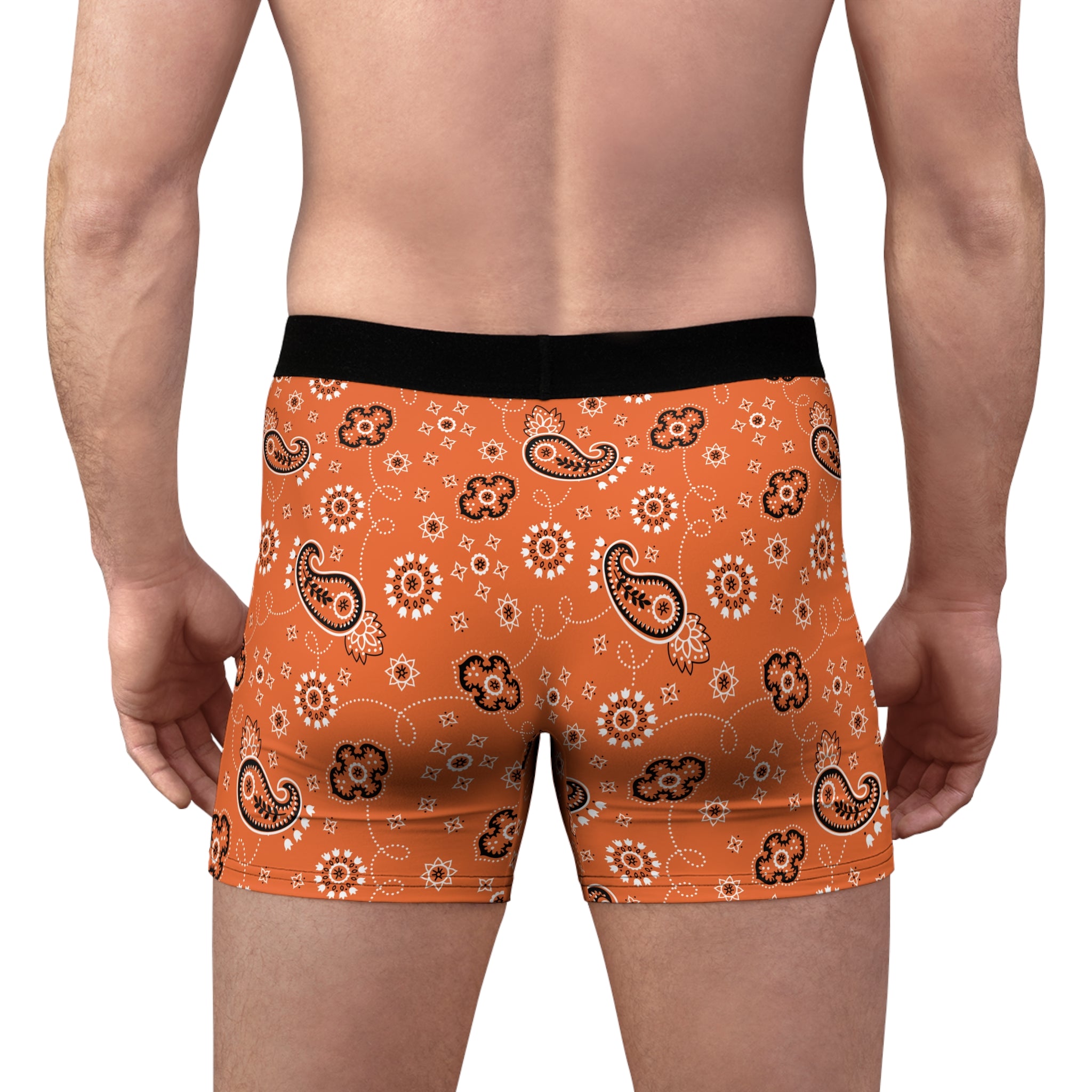 Men's Boxer Briefs Hanky Code: Orange