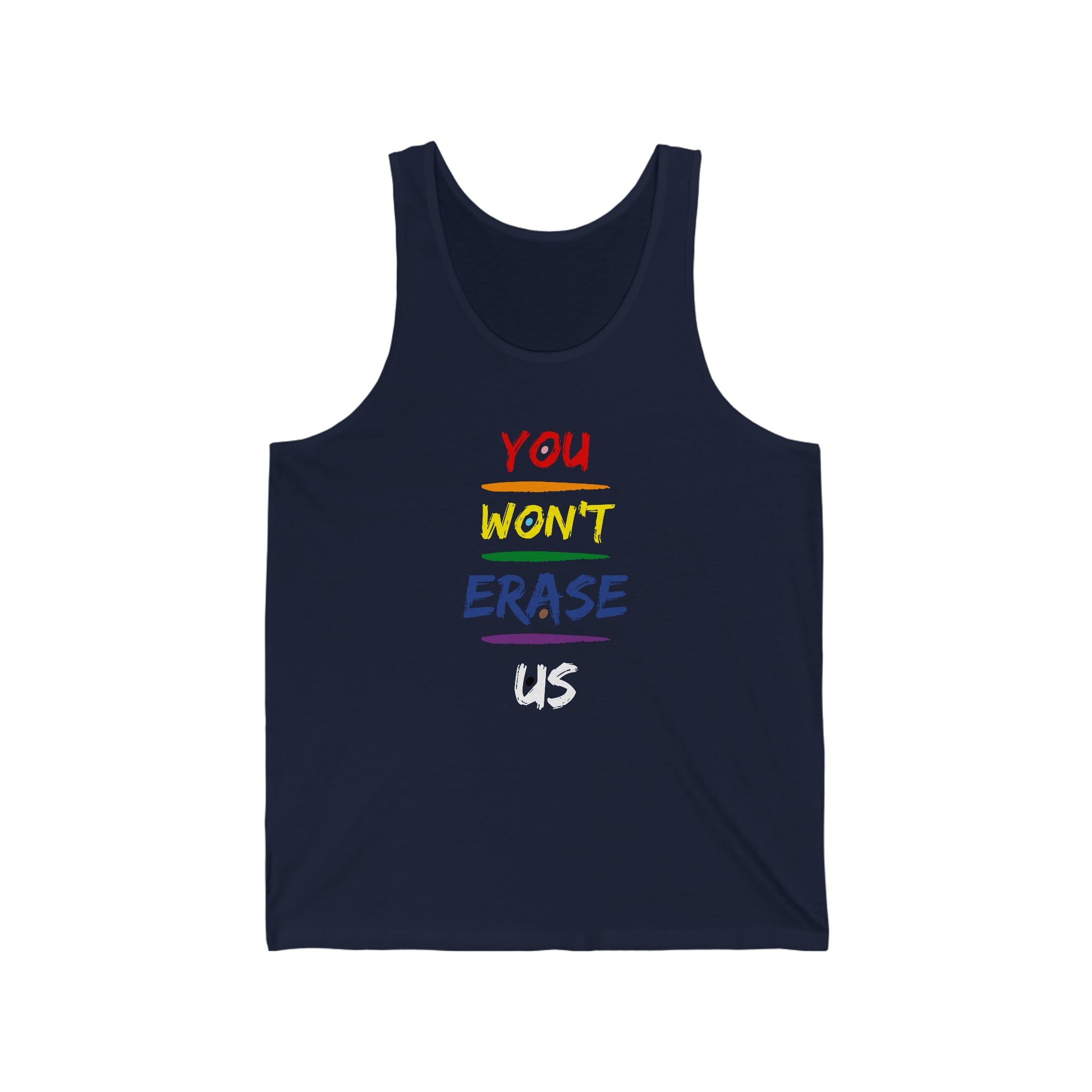You Won't Erase Us Tank Pride Edition - Tank - Twisted Jezebel
