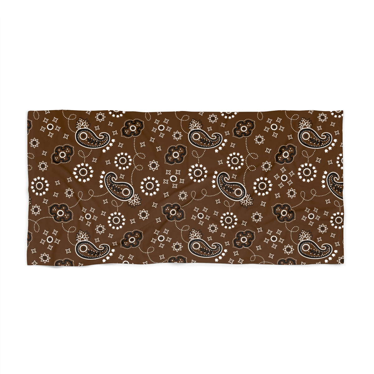 Hanky Code: Brown, Rimming Mat Towel