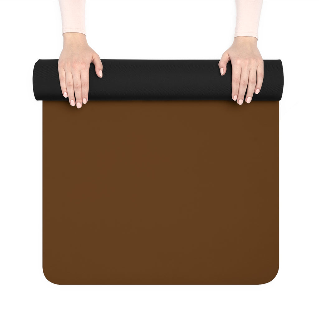 Facesitting II Fluid Proof Rimming Mat: Brown & Yellow