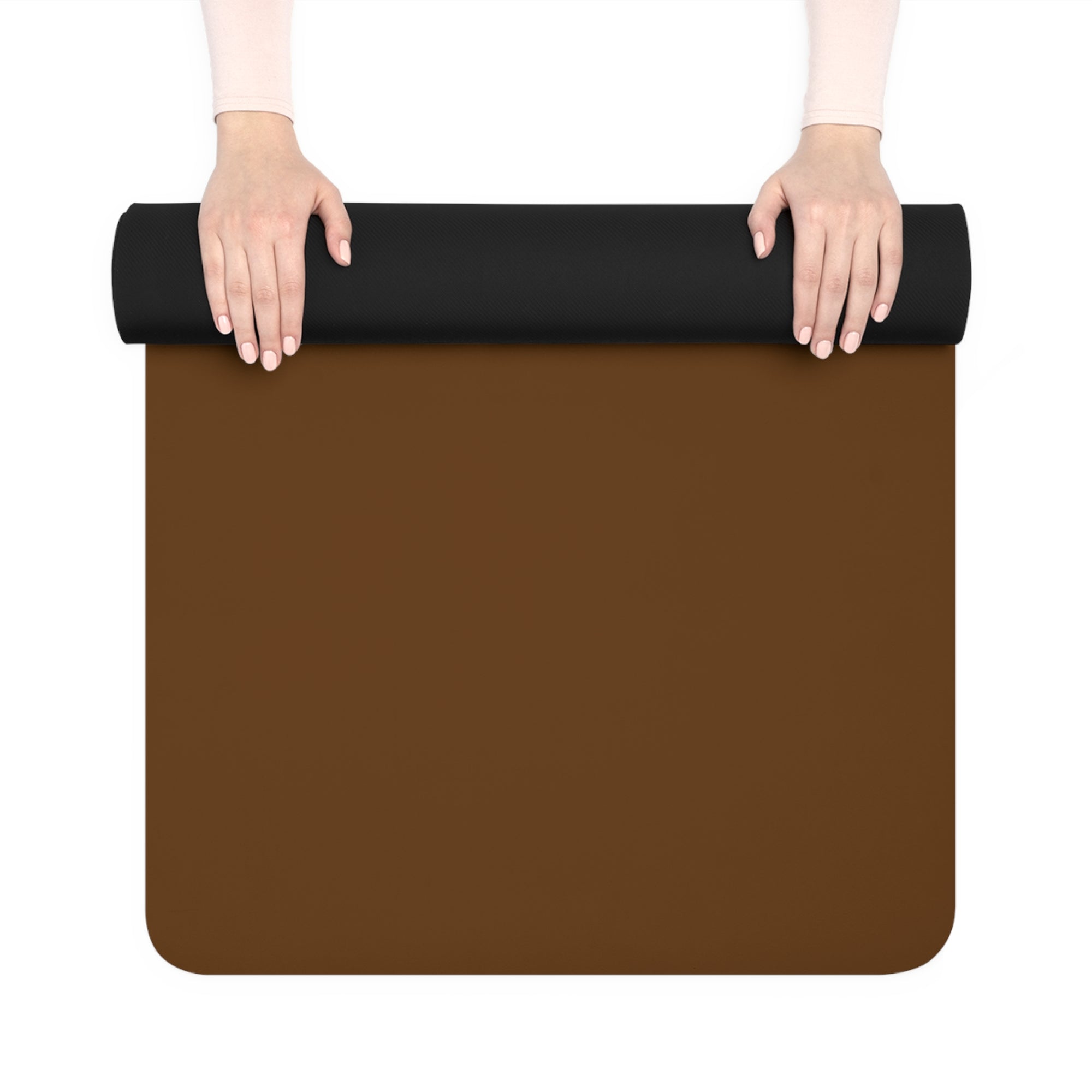 Facesitting II Fluid Proof Rimming Mat: Brown & Yellow