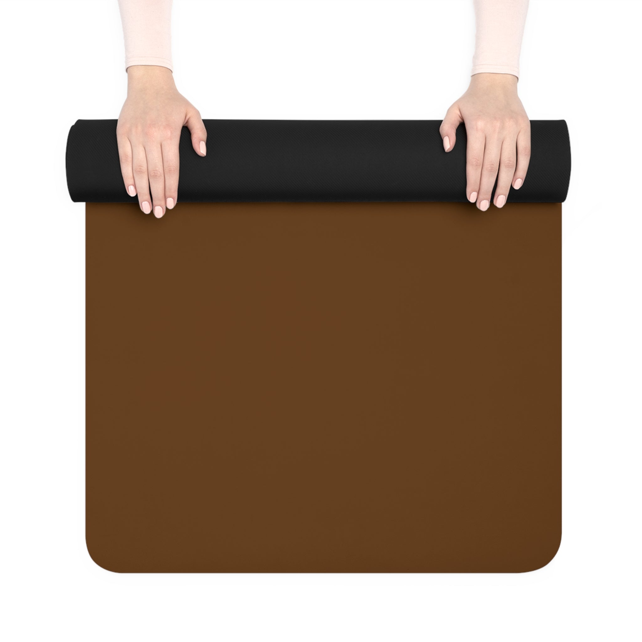 Facesitting II Fluid Proof Rimming Mat: Brown & Yellow