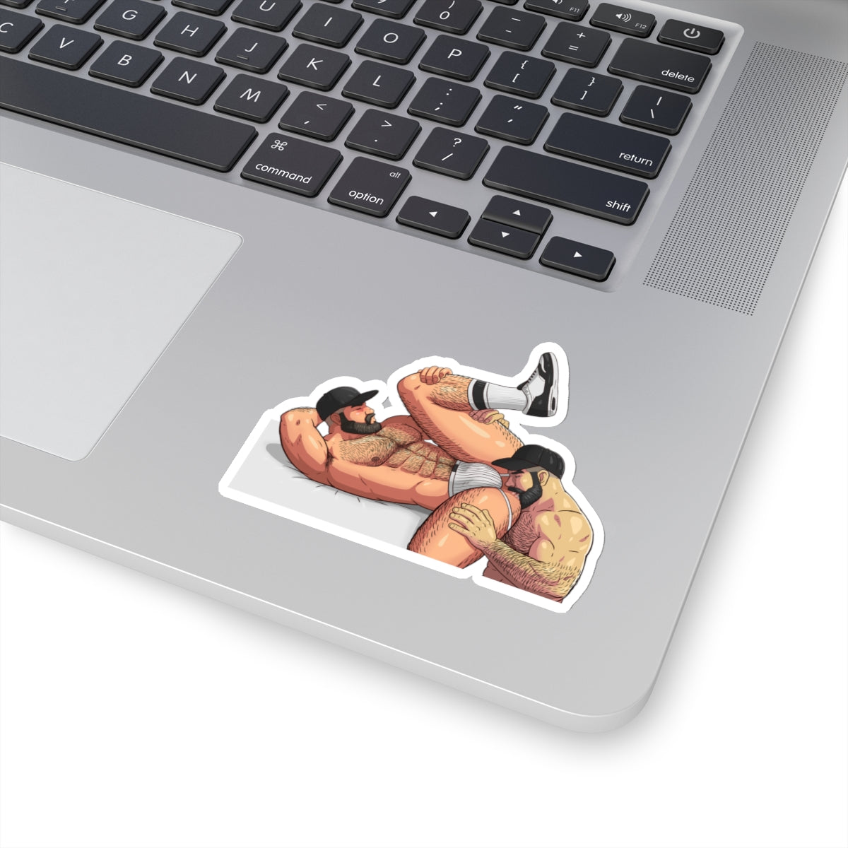 Men Rimming Kiss-Cut Stickers: Color Edition