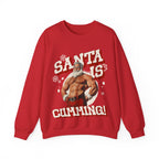 Santa Is Cumming Gildan Pullover