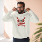 Feeling Horny Three-Panel Fleece Hoodie