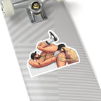 Men Rimming Kiss-Cut Stickers: Color Edition