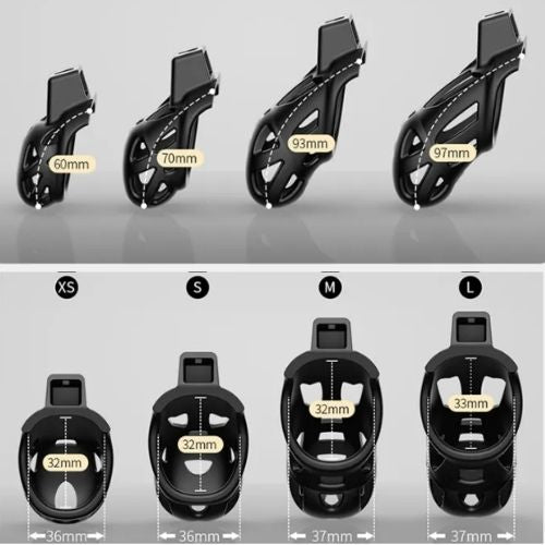 Jeusn Male Chastity Cage - Chastity Cages - Twisted Jezebel
