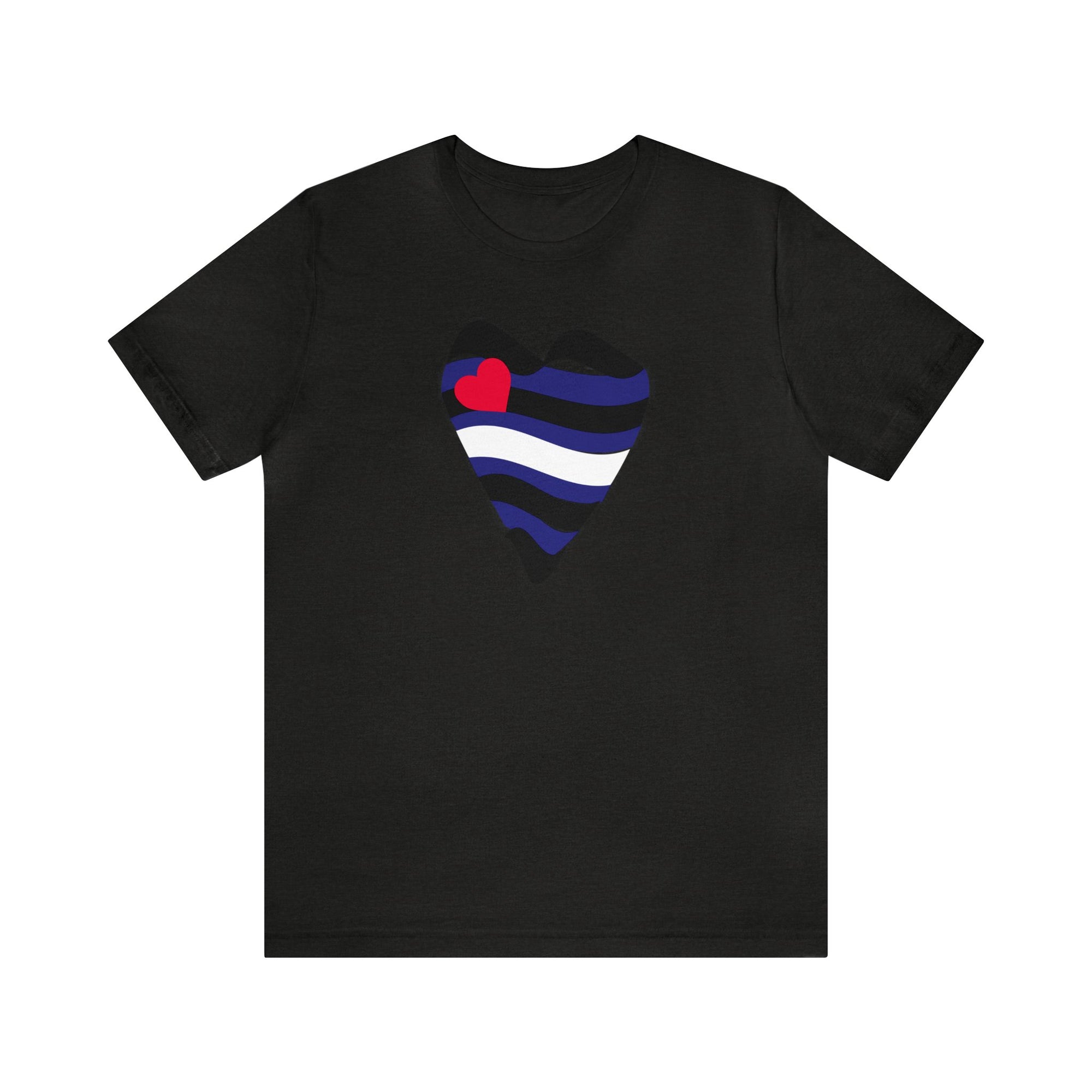 Leather Heart Tee - Tee - Twisted Jezebel