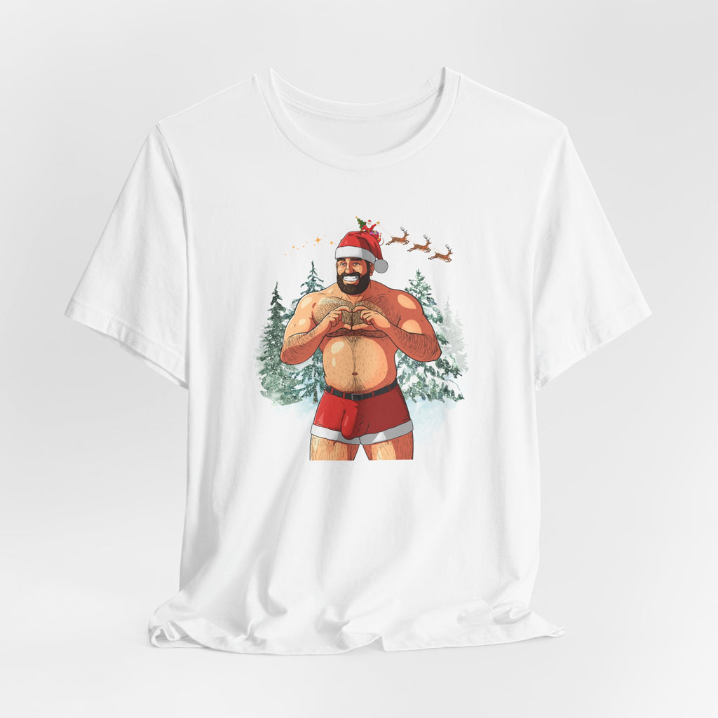 Big Dick (ahem, Nick) Energy Tee, White Edition