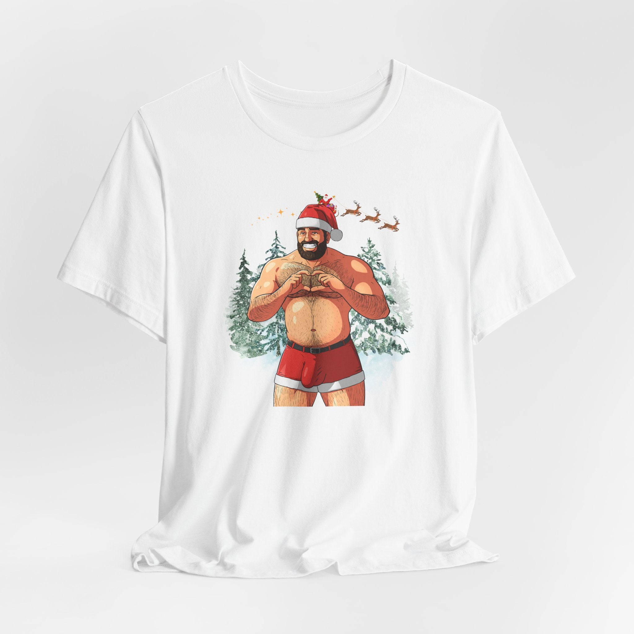 Big Dick (ahem, Nick) Energy Tee, White Edition