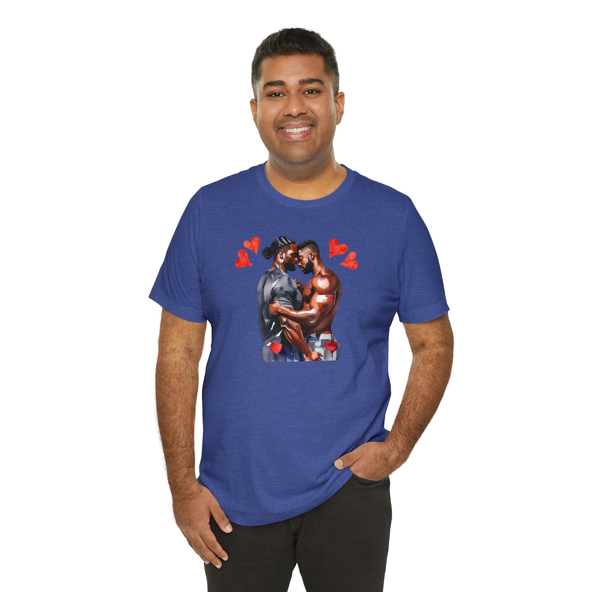 Gay Valentines: "Embrace in Love" Tee - T-Shirt - Twisted Jezebel
