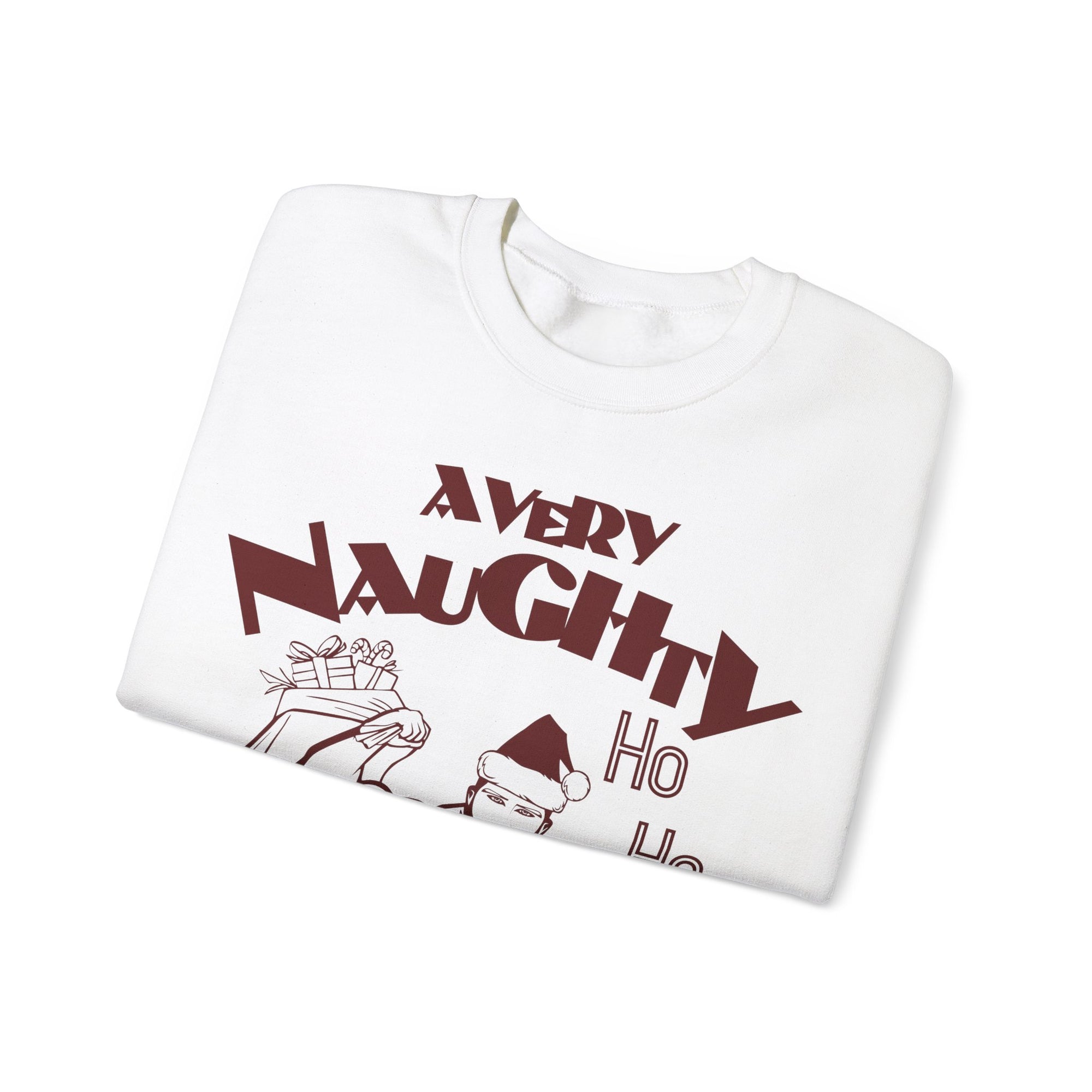 A Very Naughty Ho, Santa Muscle Bear Gildan Pullover