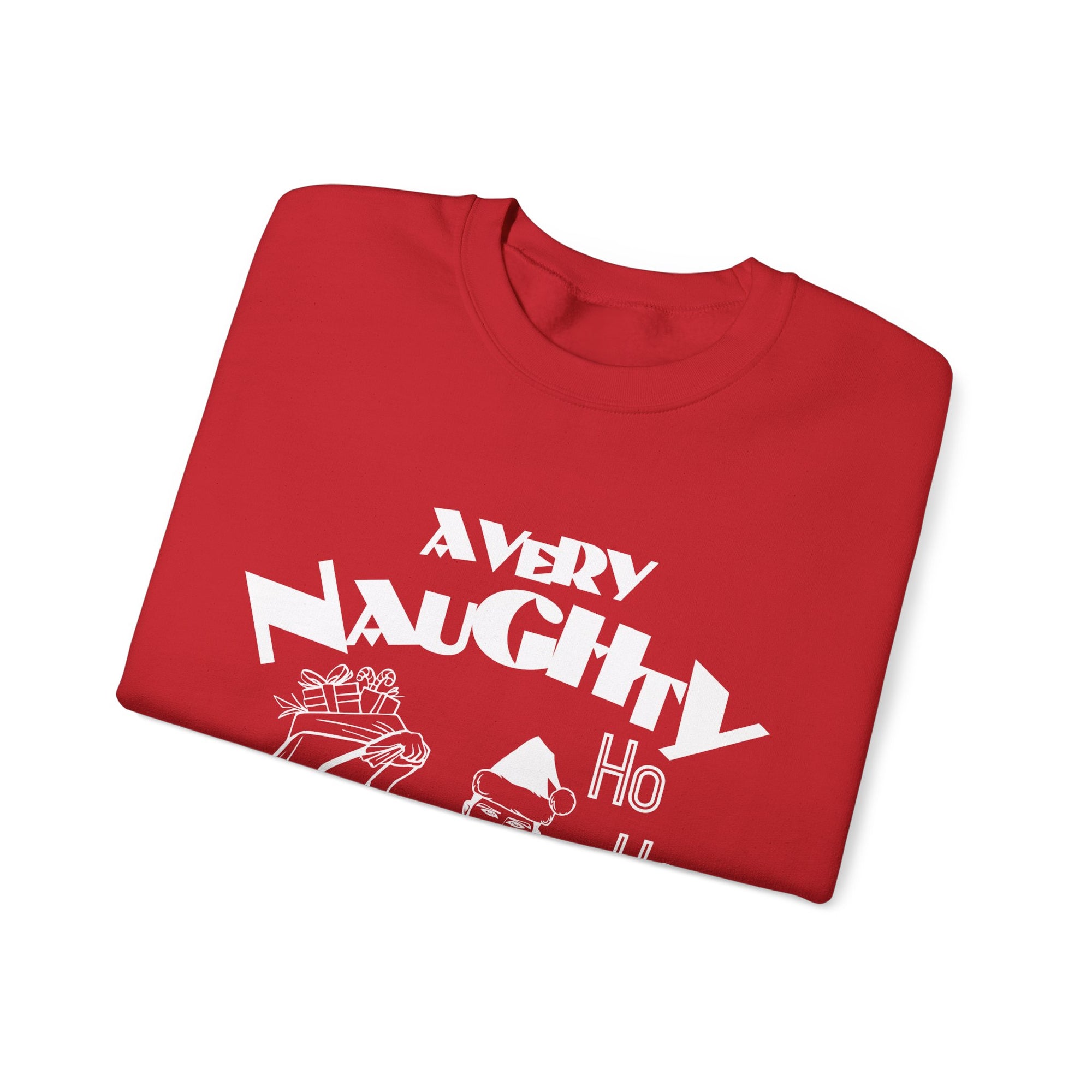 A Very Naughty Ho, Santa Muscle Bear Gildan Pullover