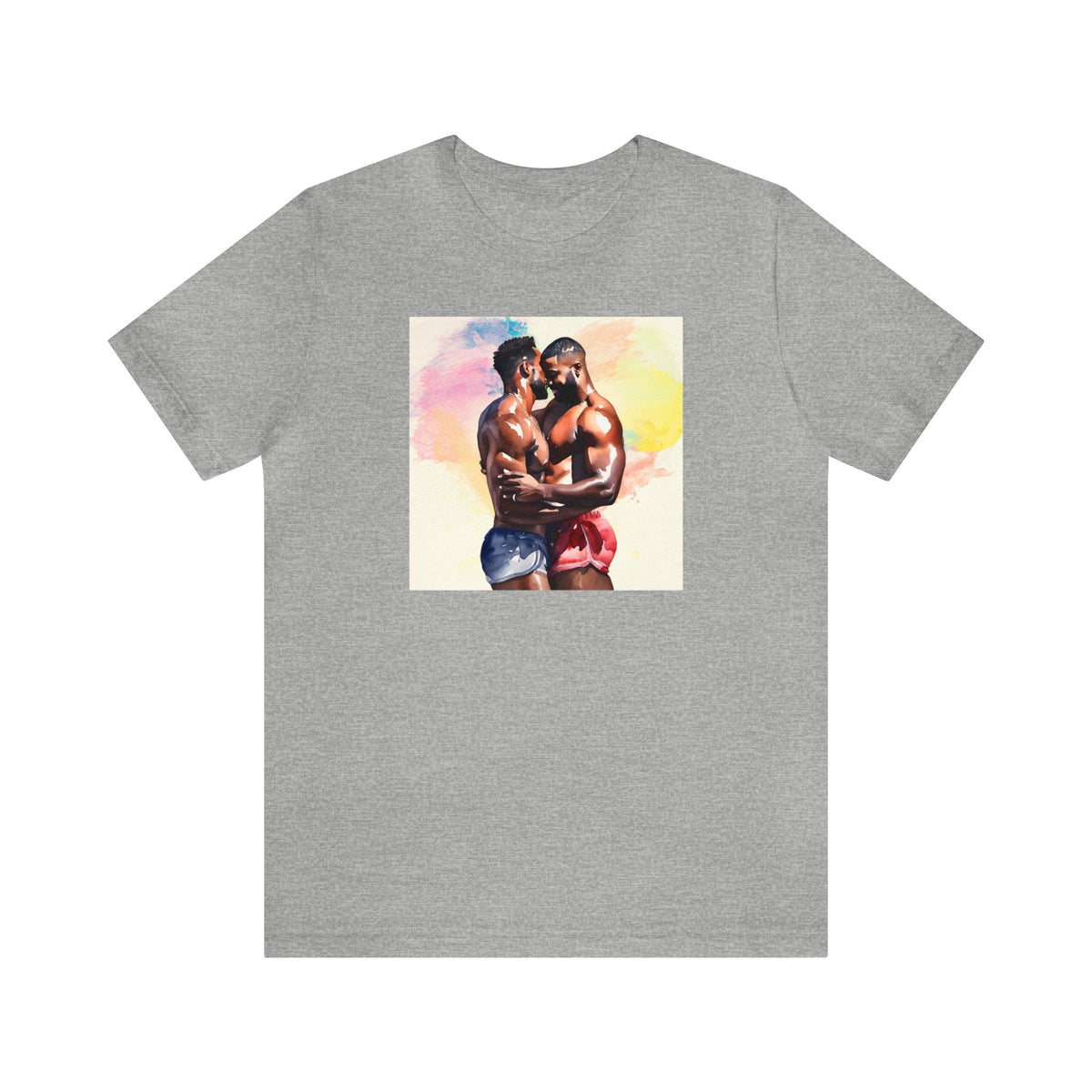 Gay Valentines: "Sunset Embrace" Tee - T-Shirt - Twisted Jezebel