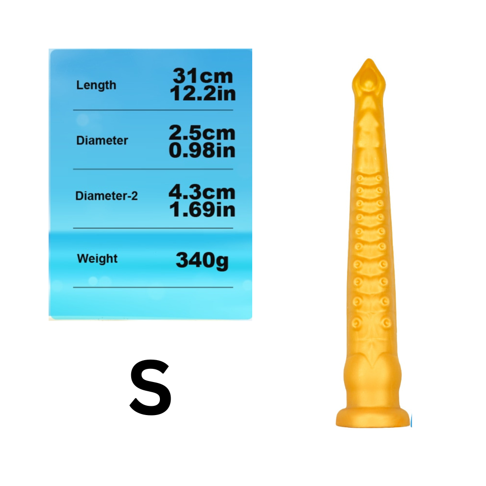 Throat Ticklr Liquid Silicone Tentacle - Anal Toy - Twisted Jezebel