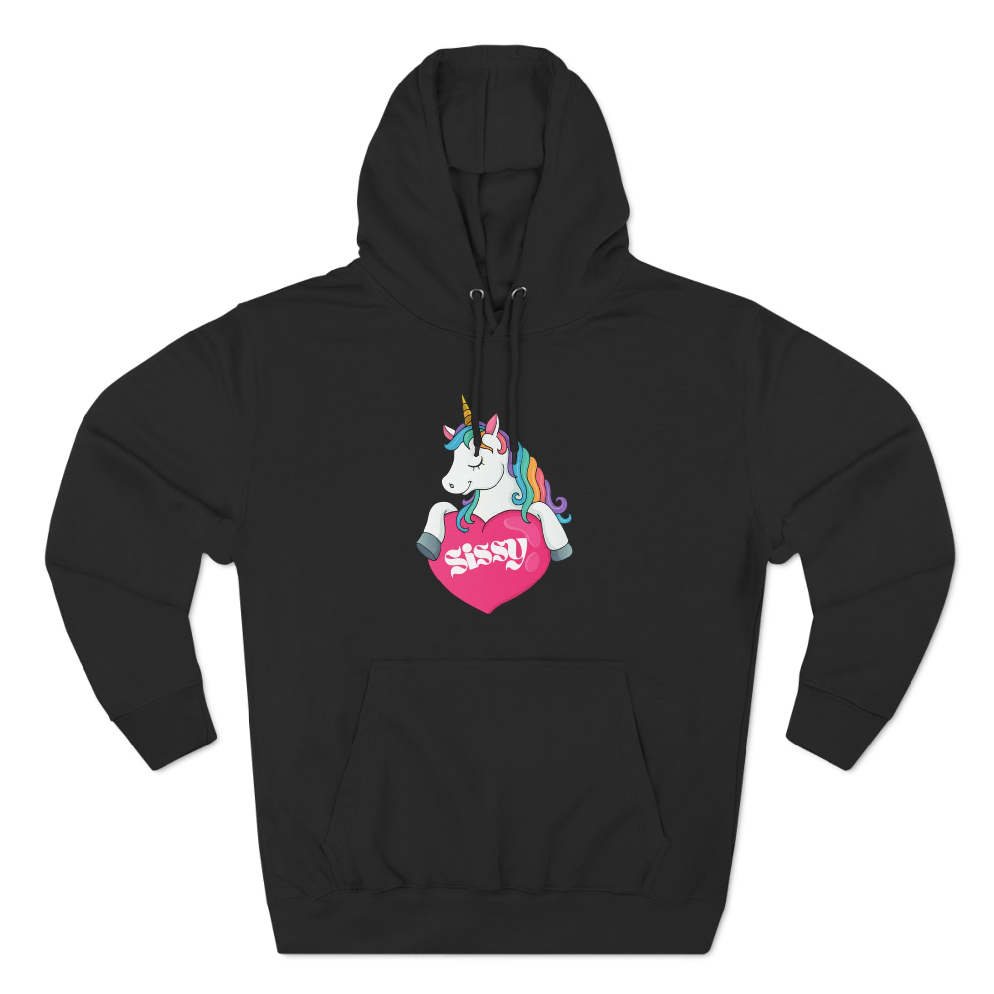 Unicorn Sissy Three-Panel Fleece Hoodie