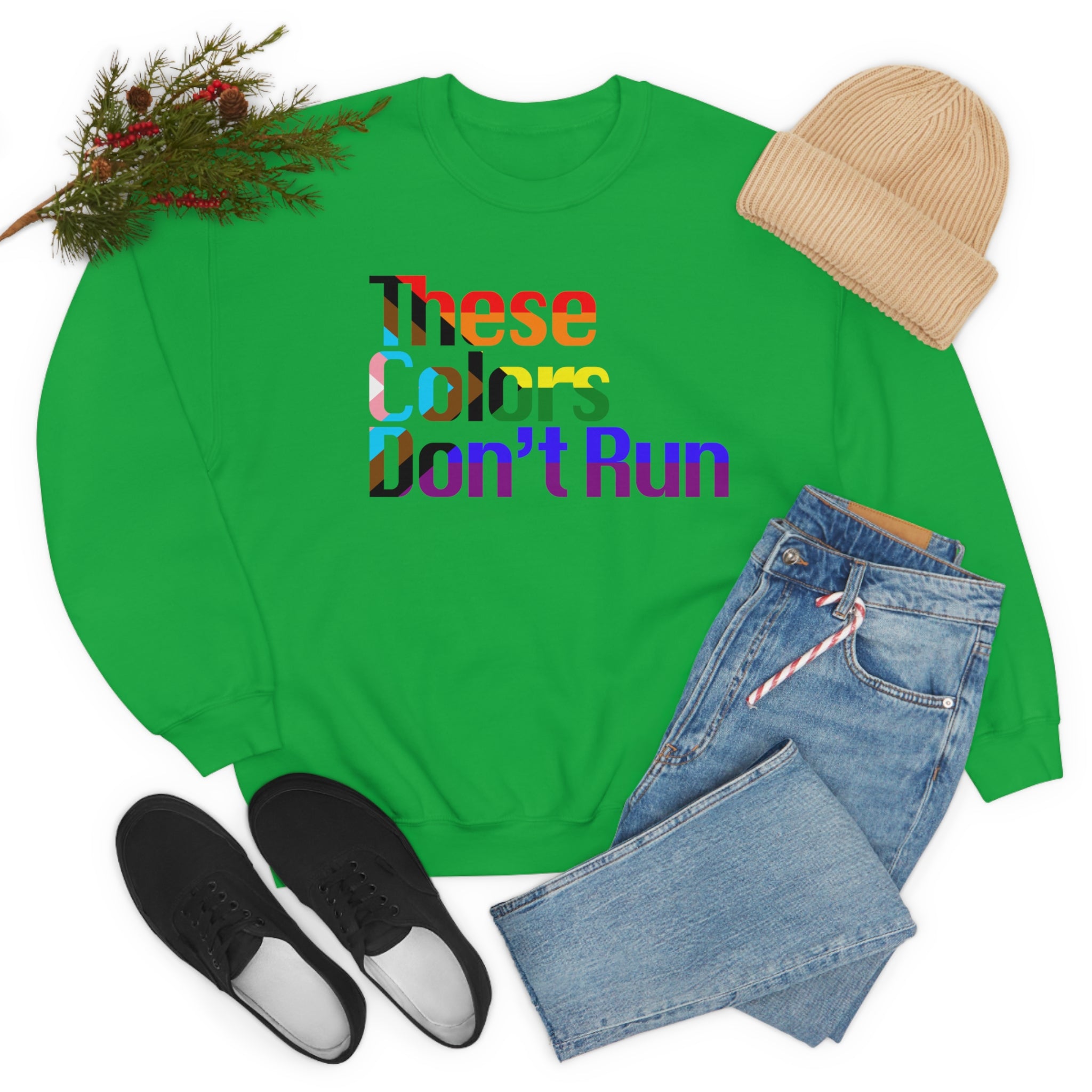 These Colors Don't Run Pullover - Sweatshirt - Twisted Jezebel