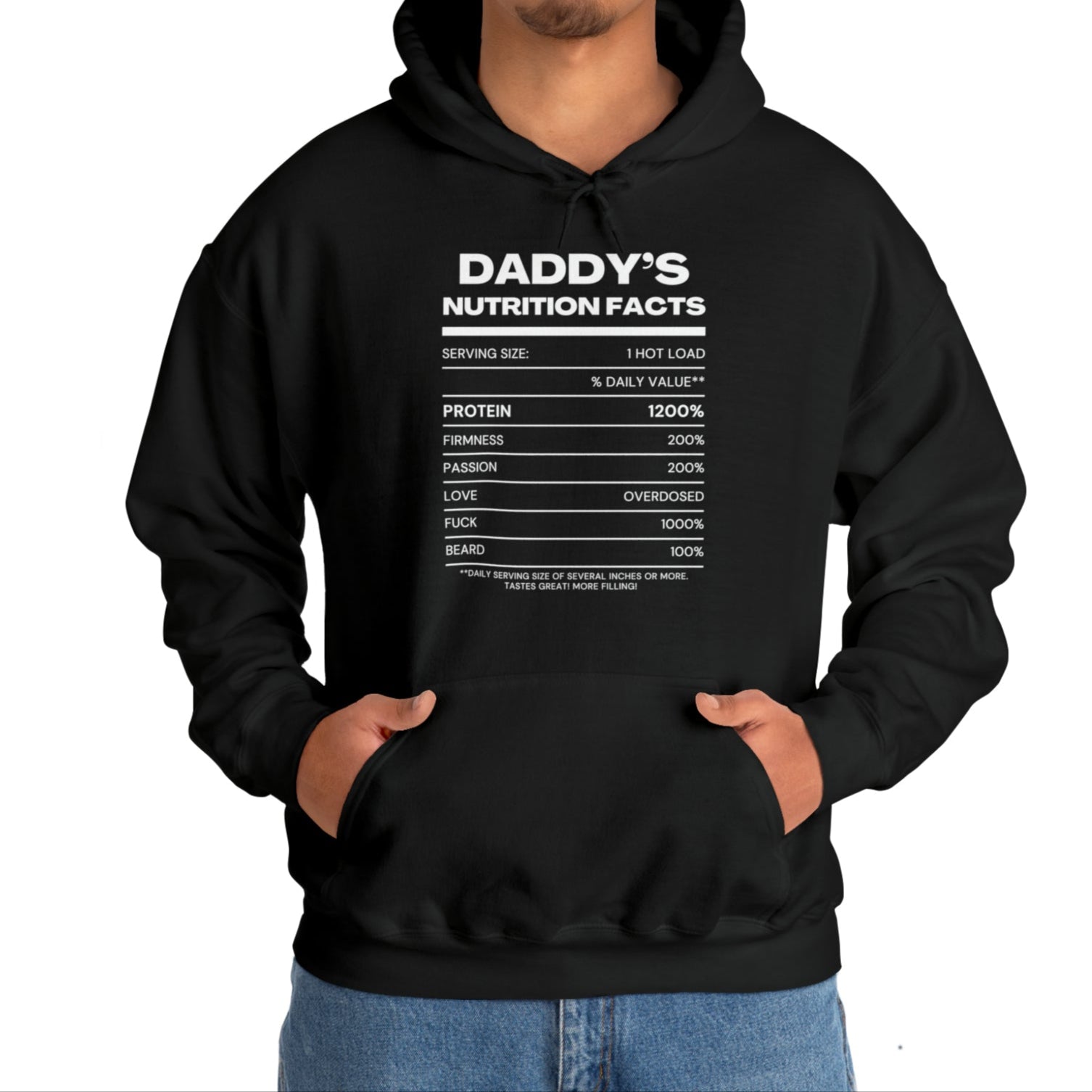 Daddy's Nutrition Facts Hoodie - Hoodie - Twisted Jezebel