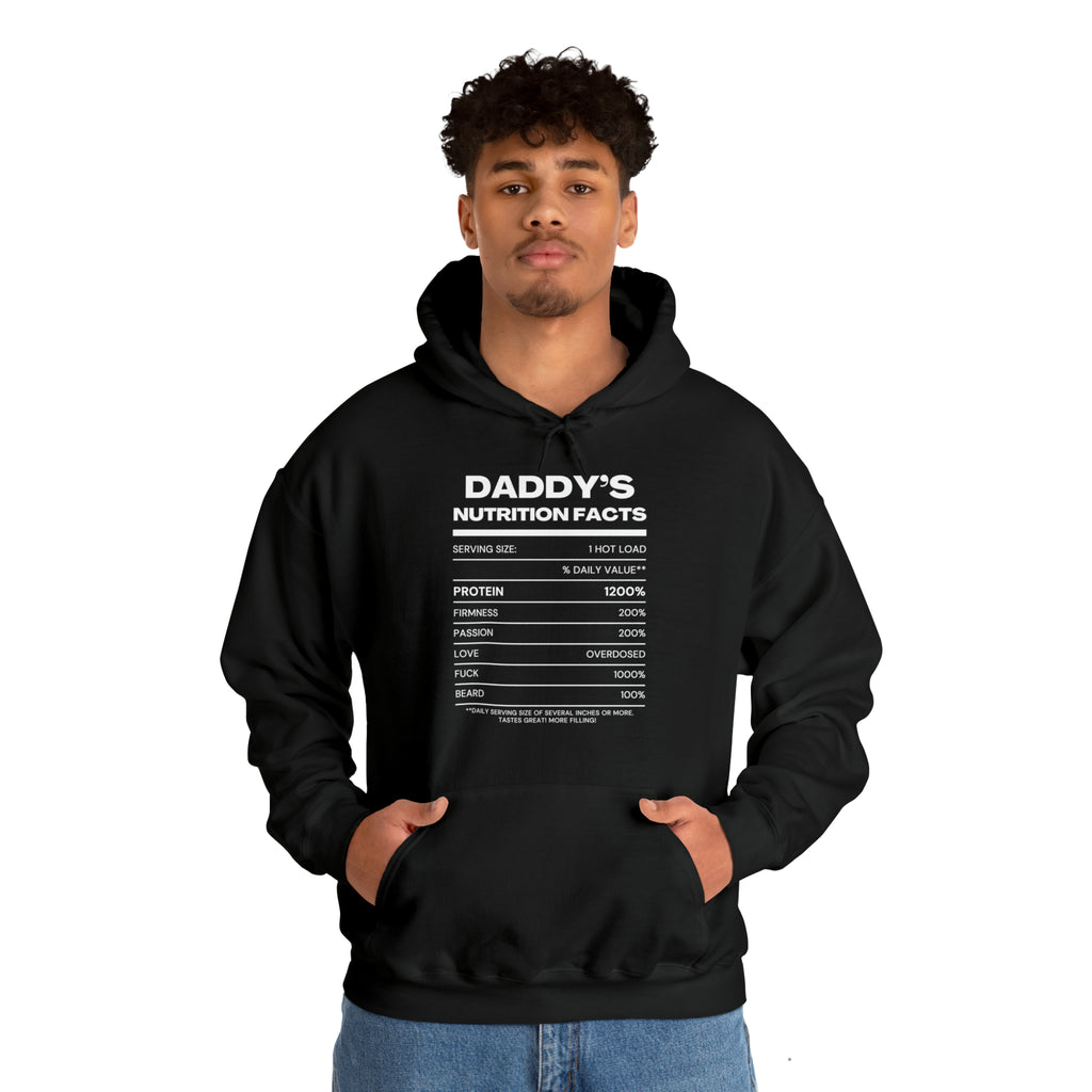 Daddy's Nutrition Facts Hoodie - Hoodie - Twisted Jezebel