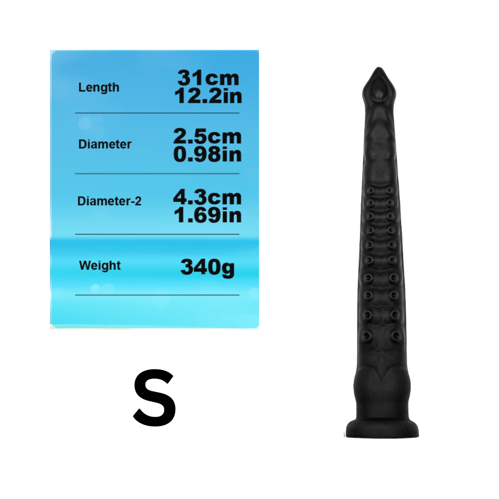 Throat Ticklr Liquid Silicone Tentacle - Anal Toy - Twisted Jezebel