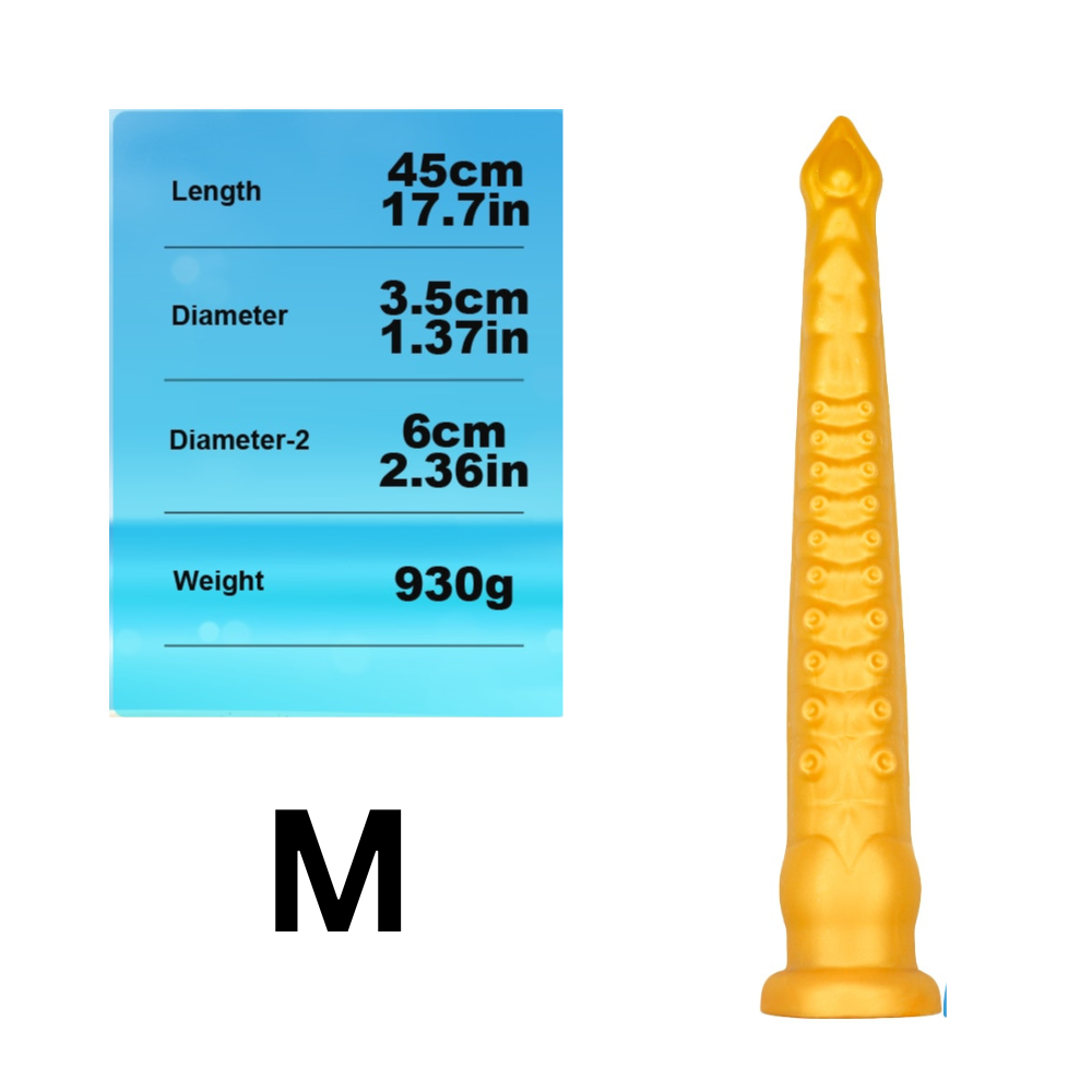 Throat Ticklr Liquid Silicone Tentacle - Anal Toy - Twisted Jezebel