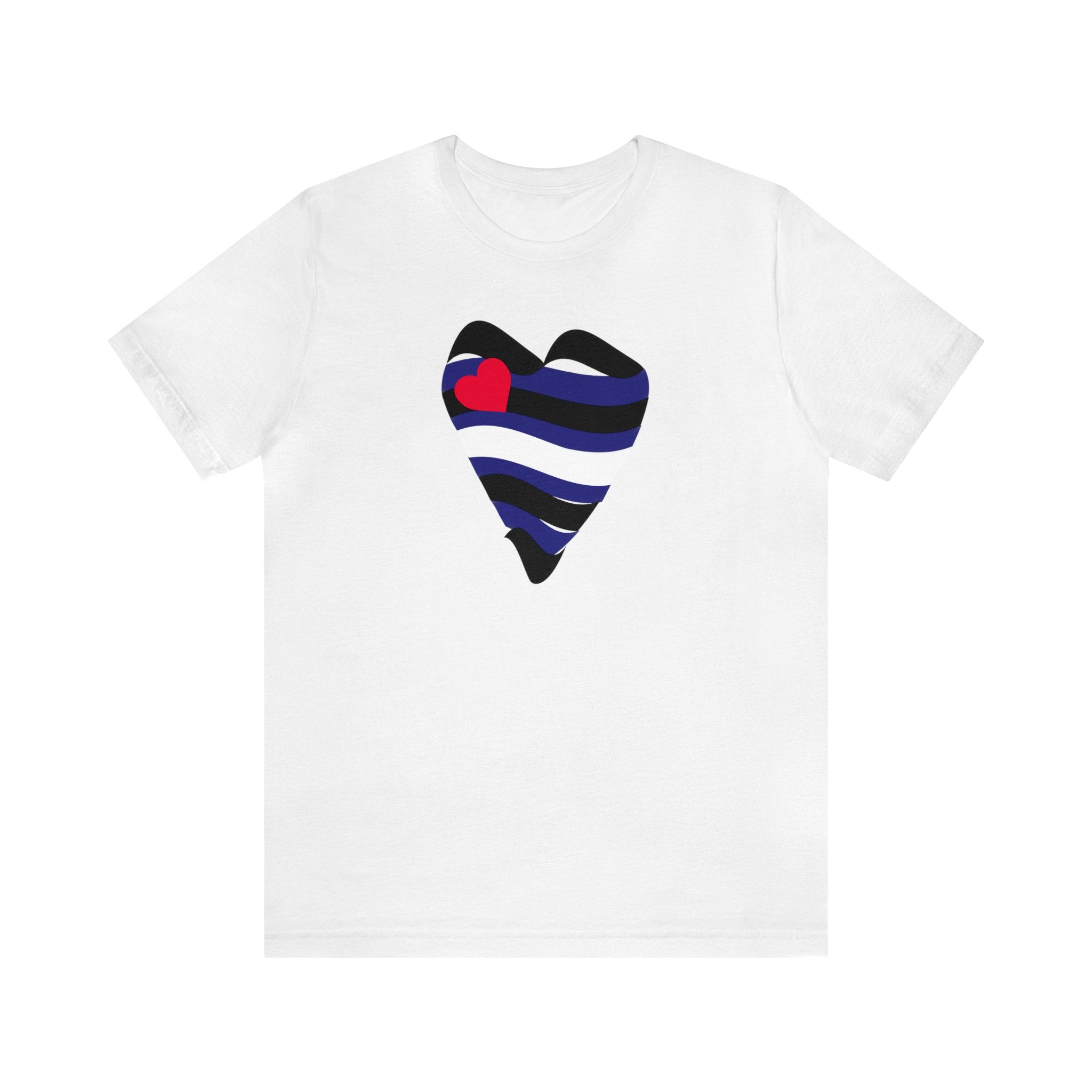 Leather Heart Tee - Tee - Twisted Jezebel