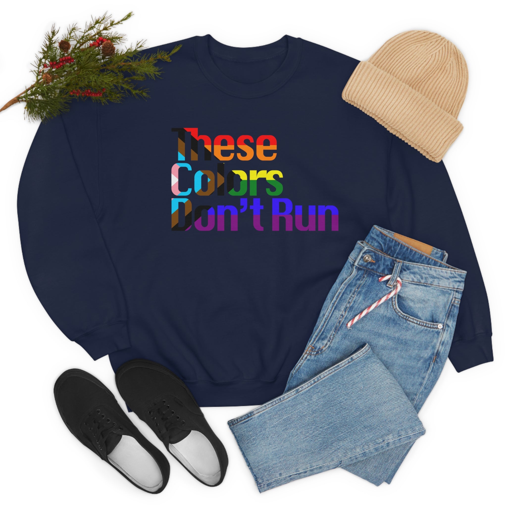 These Colors Don't Run Pullover - Sweatshirt - Twisted Jezebel
