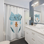 Diaper Boy Shower Curtain - Shower Curtain - Twisted Jezebel