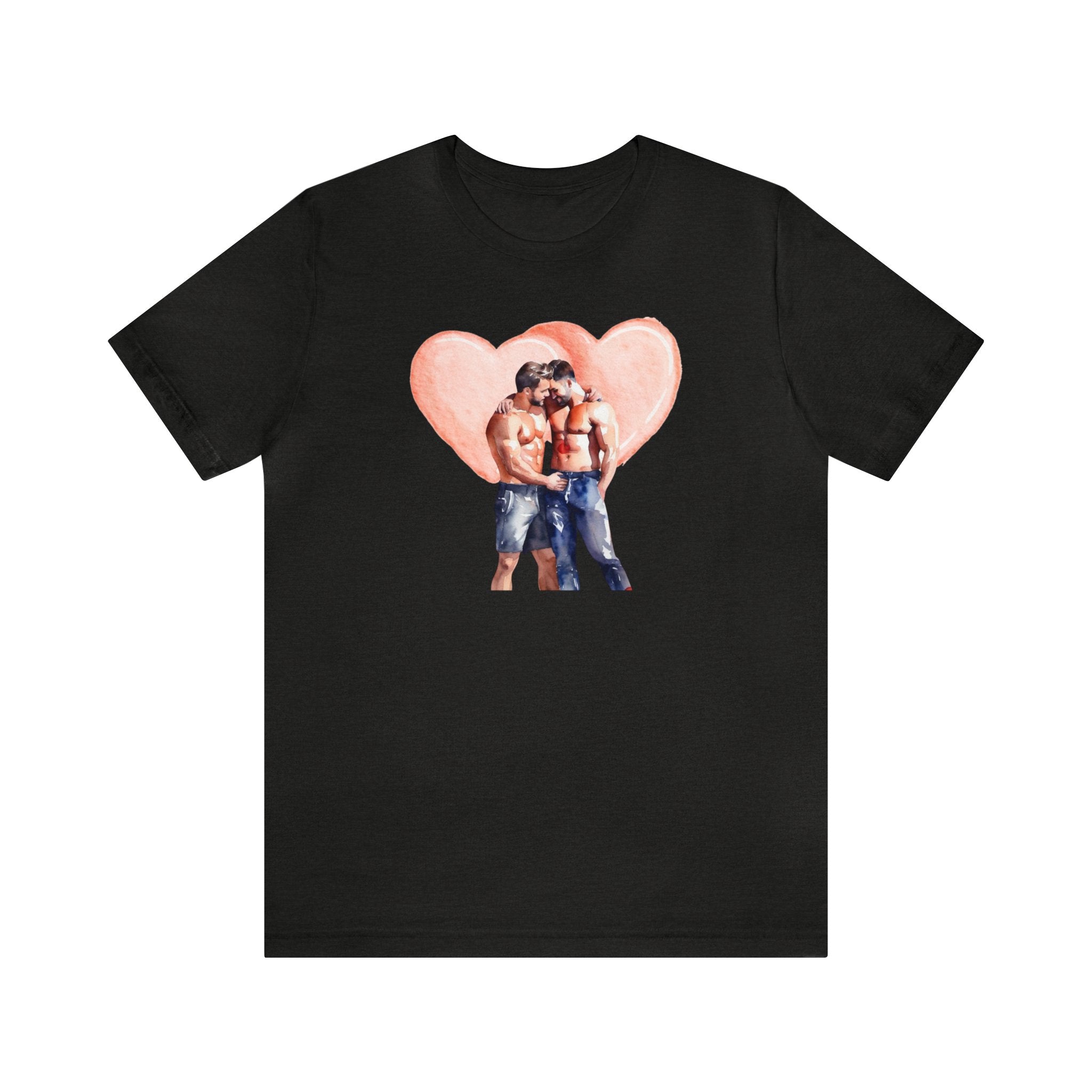 Gay Valentines: "Heartfelt Connection" Tee - T-Shirt - Twisted Jezebel