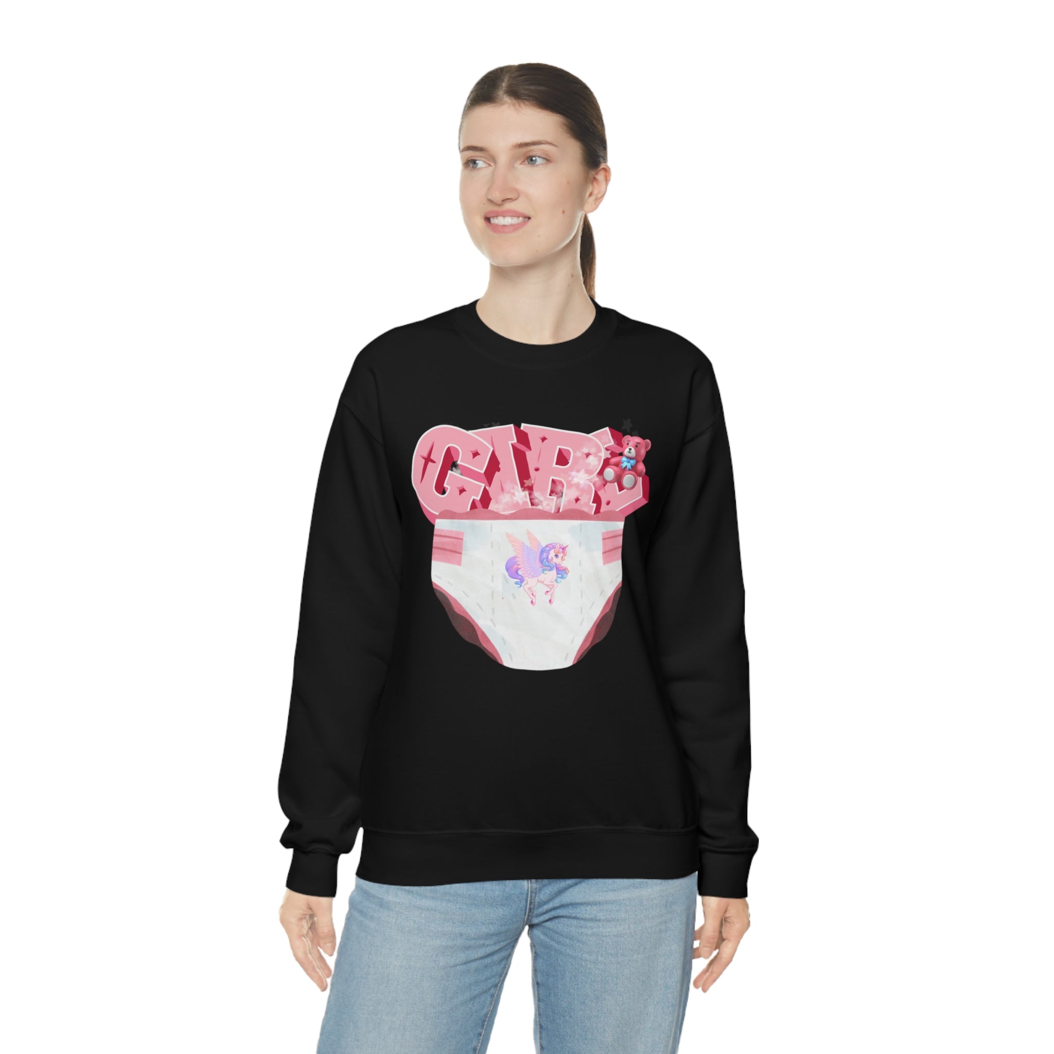 Diaper Girl Sweatshirt - Sweatshirt - Twisted Jezebel