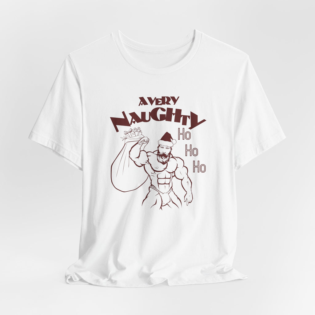 A Very Naughty Ho, Santa Muscle Bear Tee