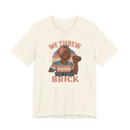 Antiqued We Threw the First Brick Stonewall Trans Women of Color Tribute Tee