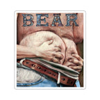 Bear Butt Kiss-Cut Stickers