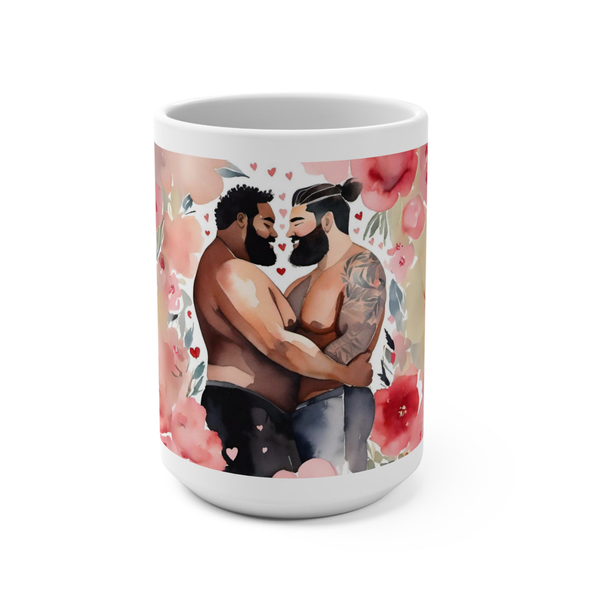 Gay Valentine: Blossoming Love Mug - Mug - Twisted Jezebel