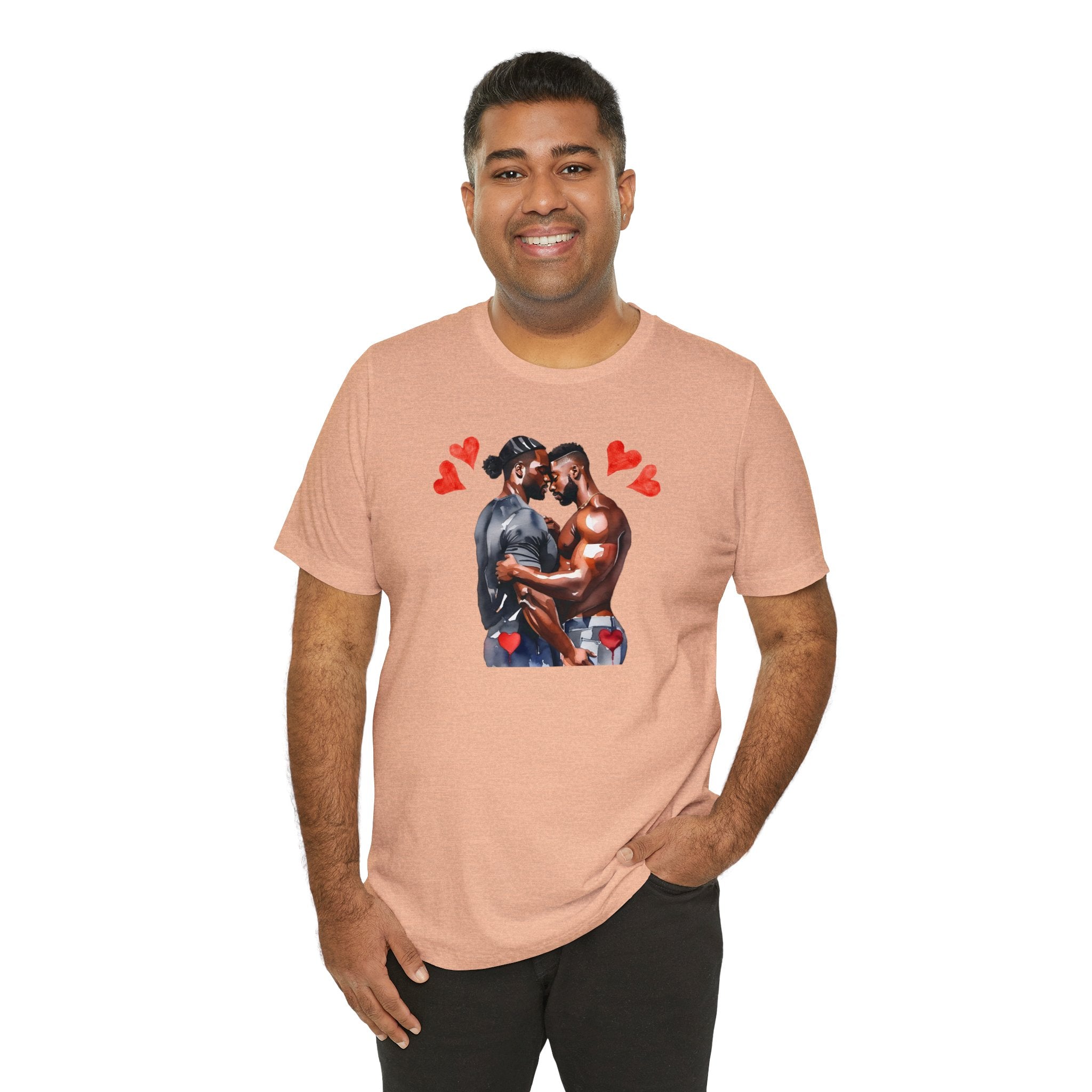 Gay Valentines: "Embrace in Love" Tee - T-Shirt - Twisted Jezebel