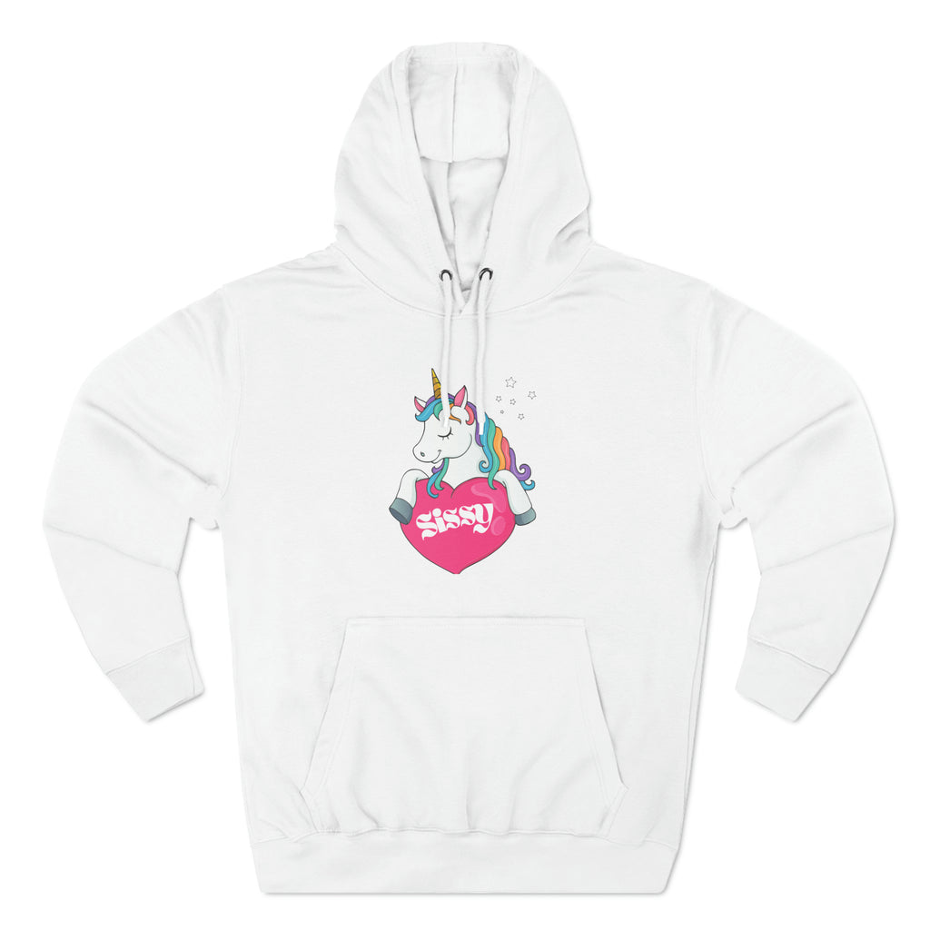 Unicorn Sissy Three-Panel Fleece Hoodie