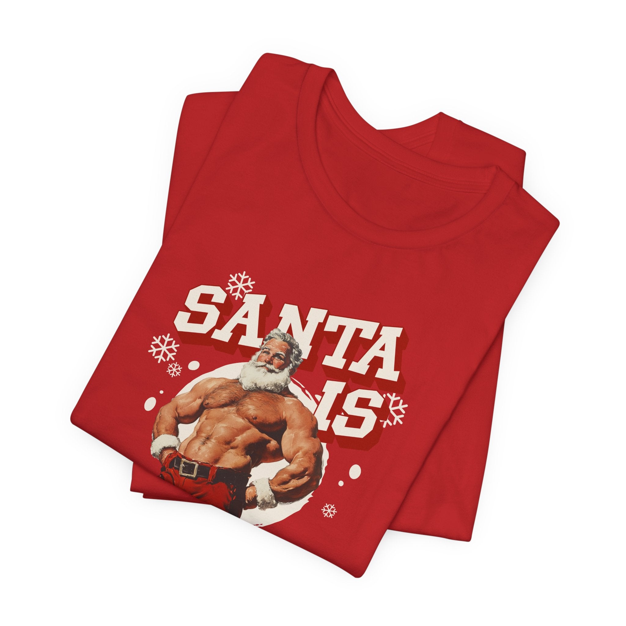 Santa Is Cumming Tee
