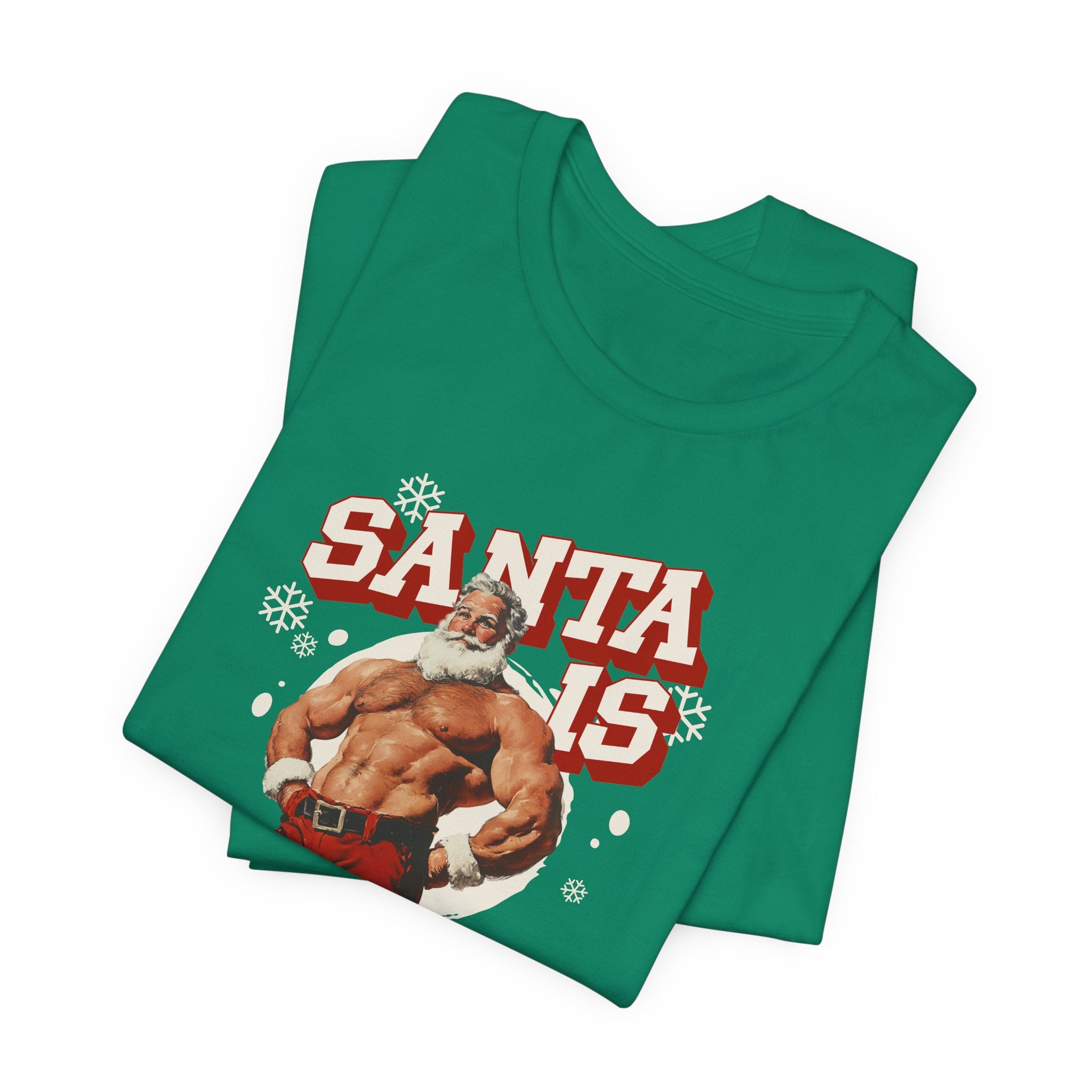 Santa Is Cumming Tee