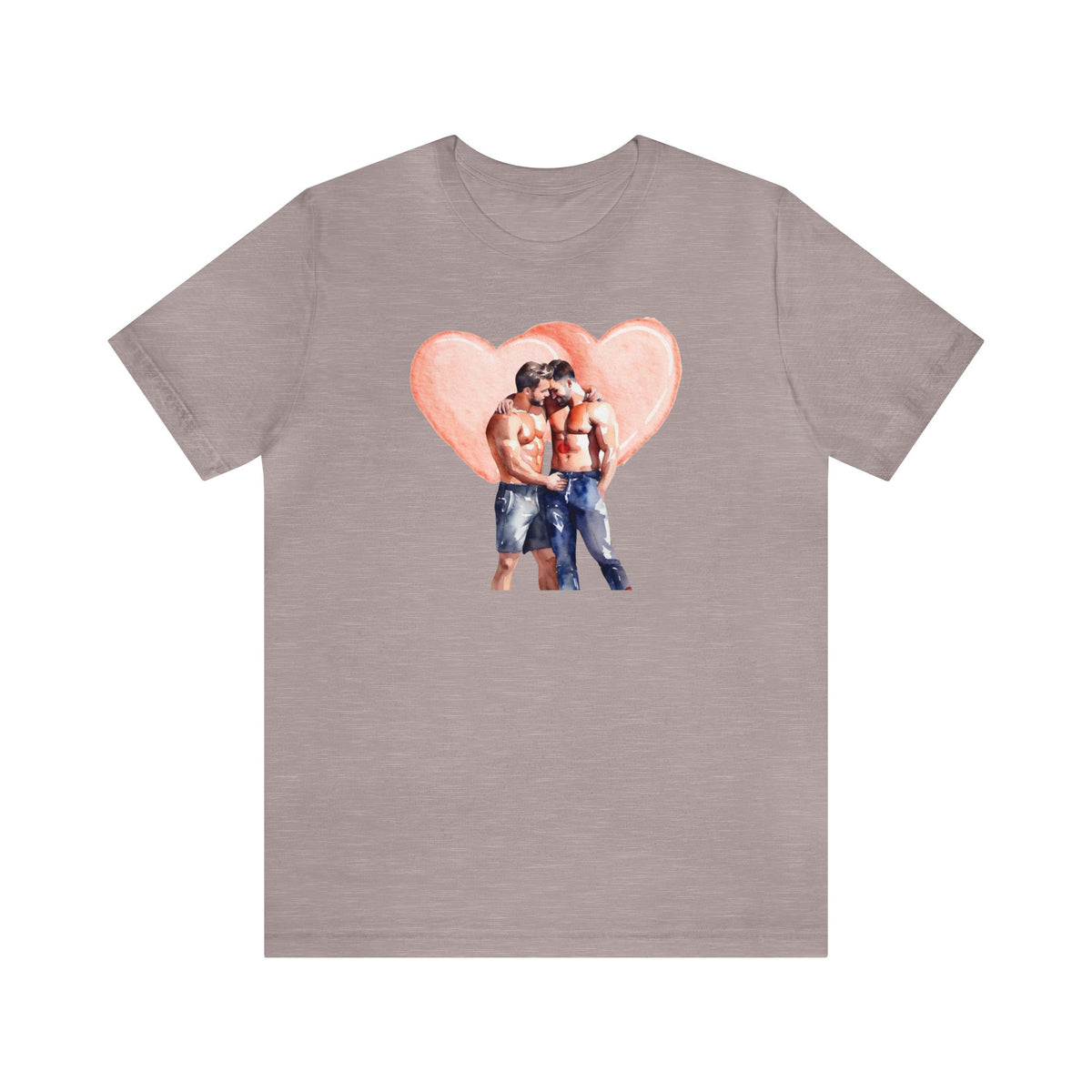 Gay Valentines: "Heartfelt Connection" Tee - T-Shirt - Twisted Jezebel