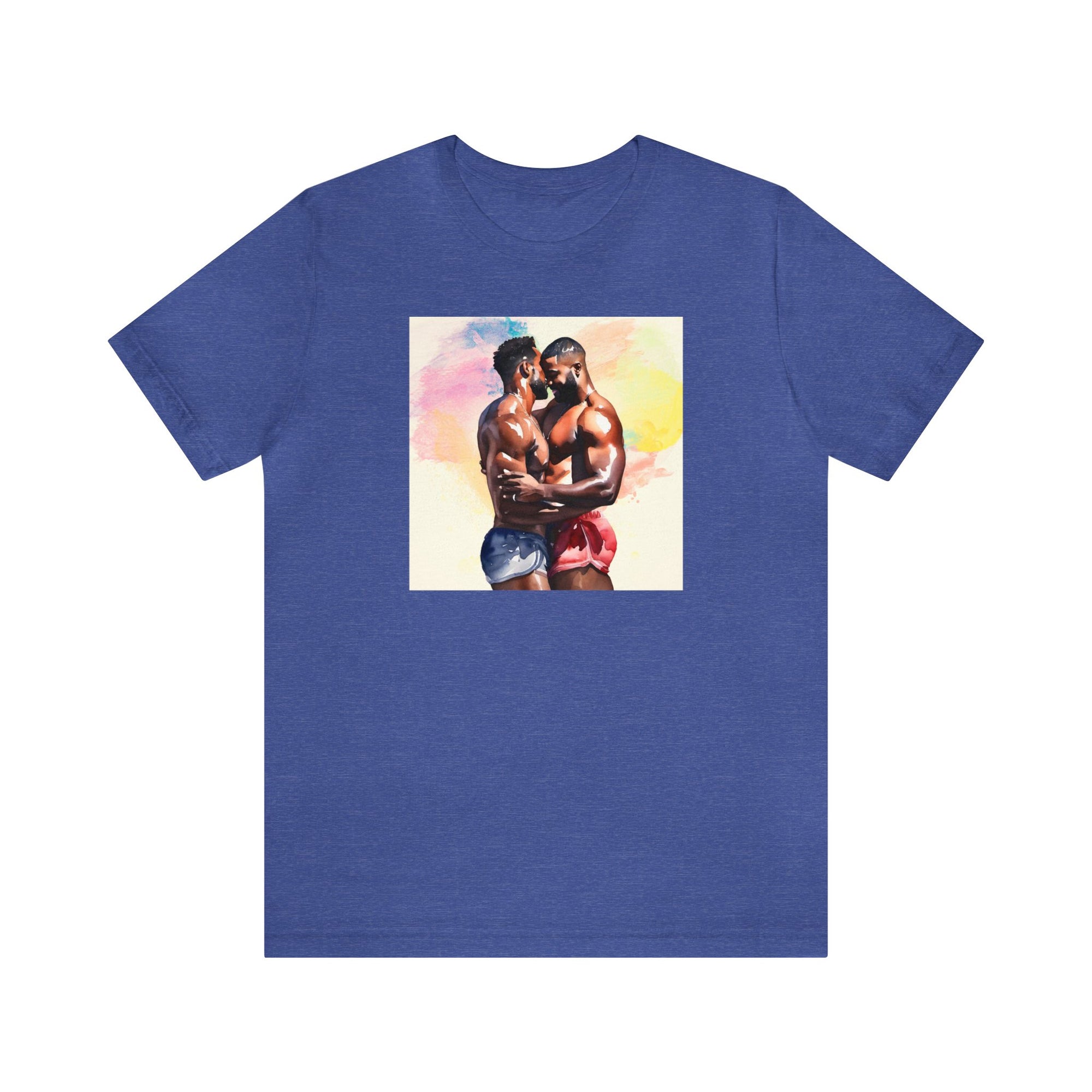 Gay Valentines: "Sunset Embrace" Tee - T-Shirt - Twisted Jezebel