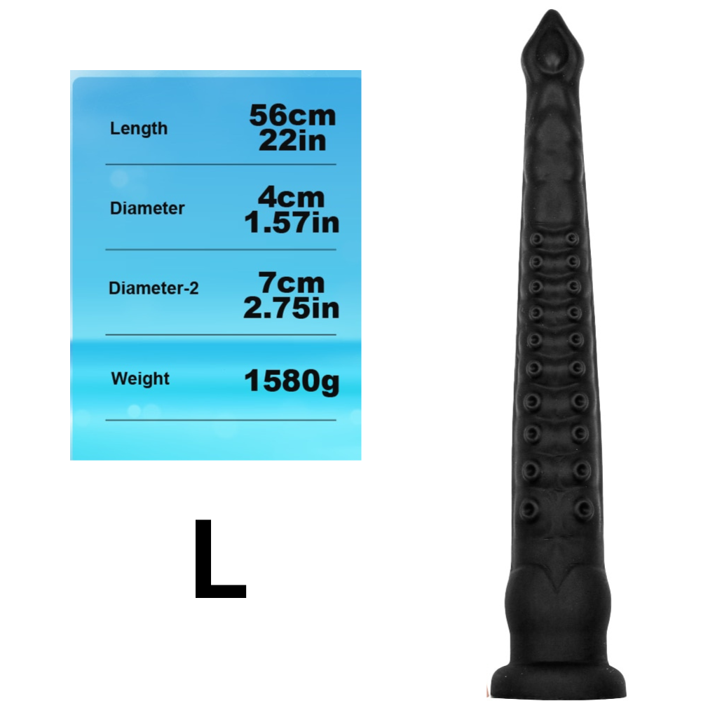 Throat Ticklr Liquid Silicone Tentacle - Anal Toy - Twisted Jezebel