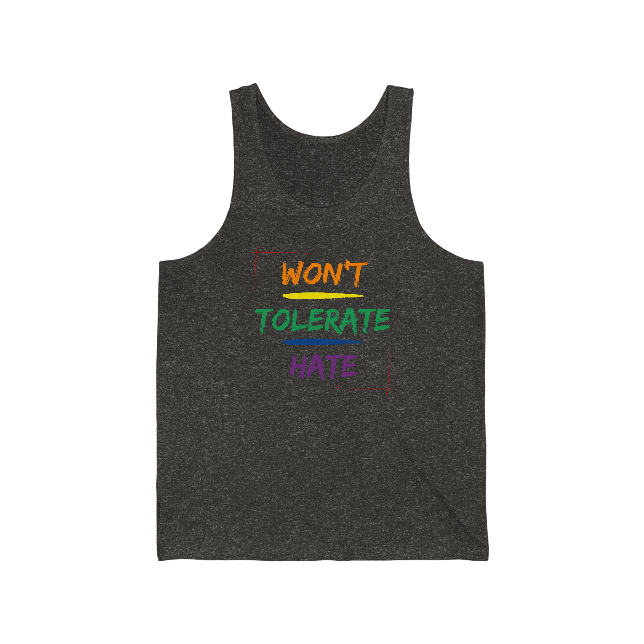Won't Tolerate Hate Tank - Tank - Twisted Jezebel