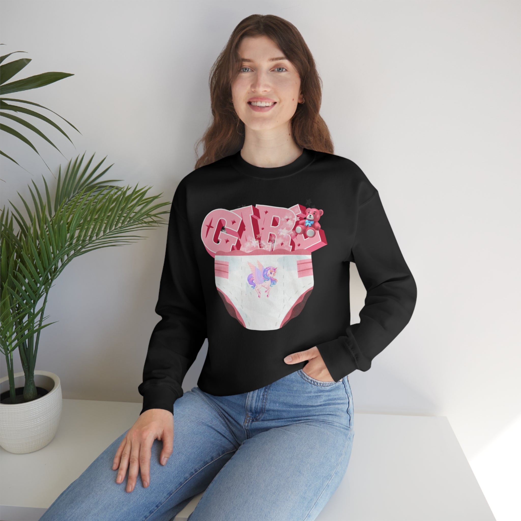 Diaper Girl Sweatshirt - Sweatshirt - Twisted Jezebel