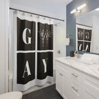 Gay Angels Shower Curtains - Shower Curtain - Twisted Jezebel