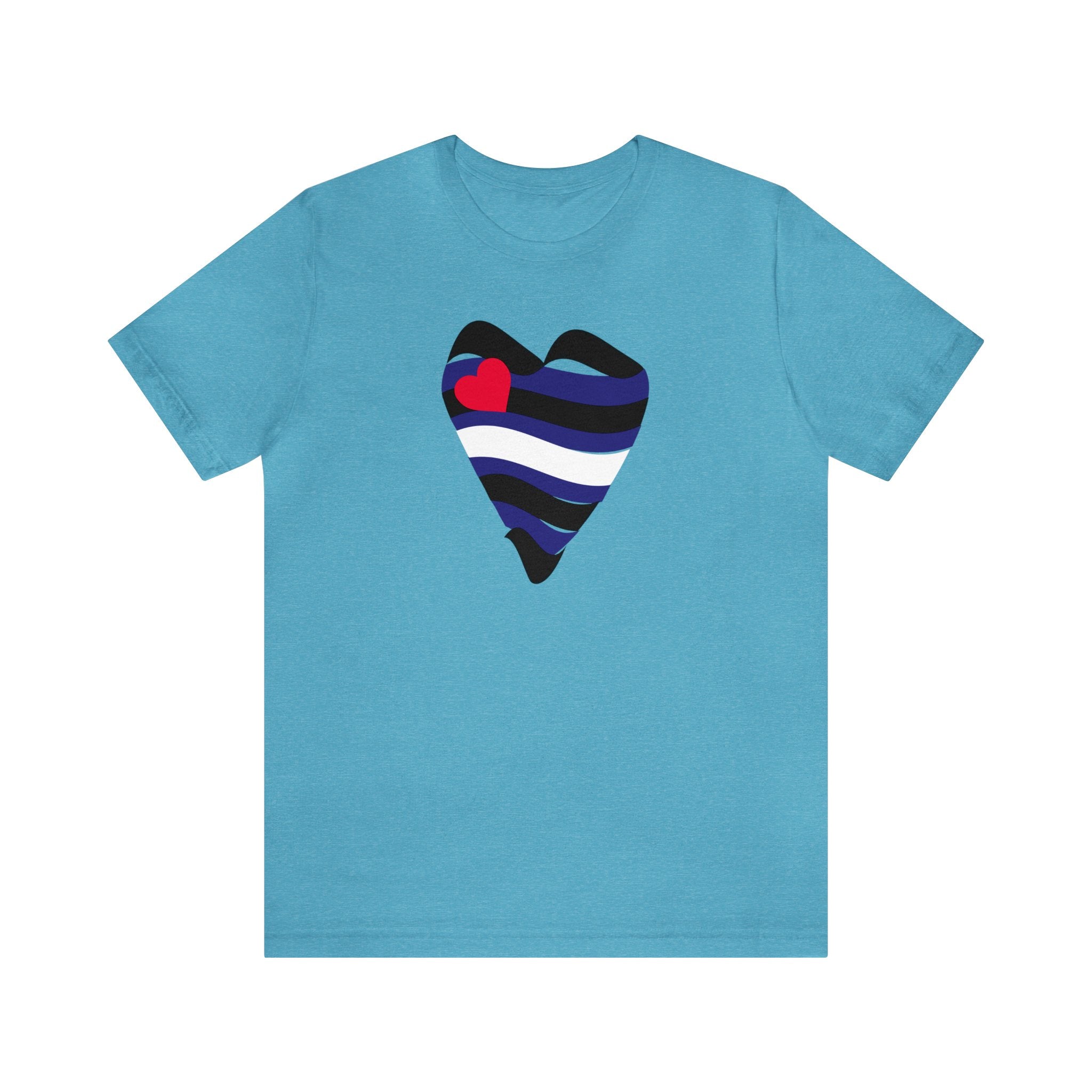 Leather Heart Tee - Tee - Twisted Jezebel