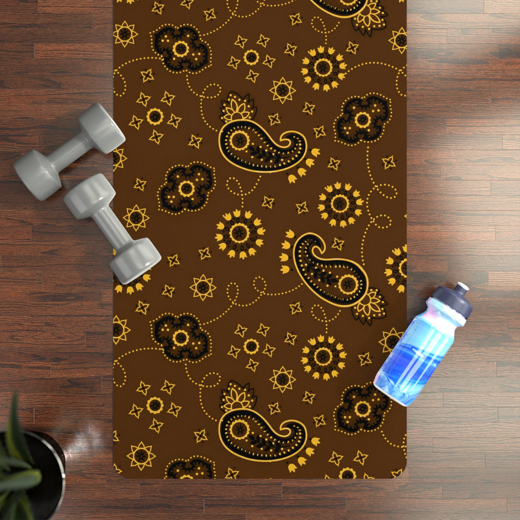 Hanky Code: Brown & Yellow Fluid Proof Rimming Mat